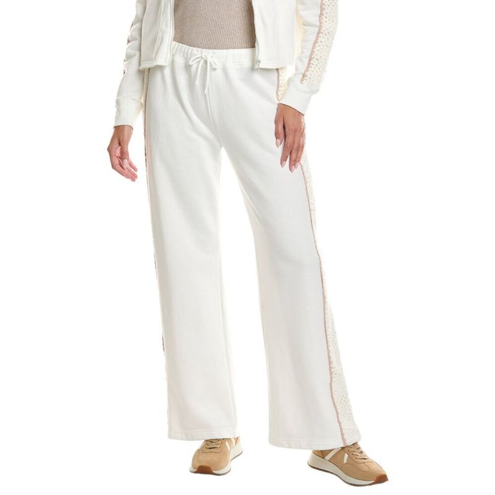 Vintage Havana Womens  French Terry Pant, White